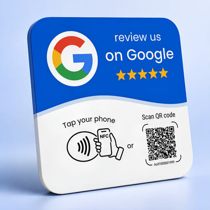 Placa de Google Reviews