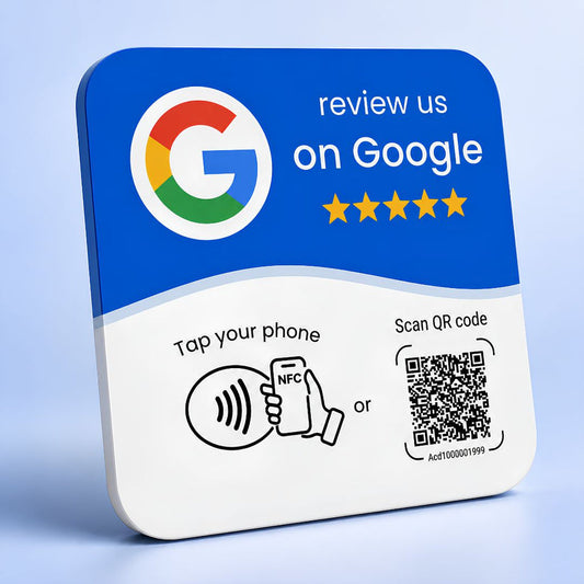 Placa de Google Reviews