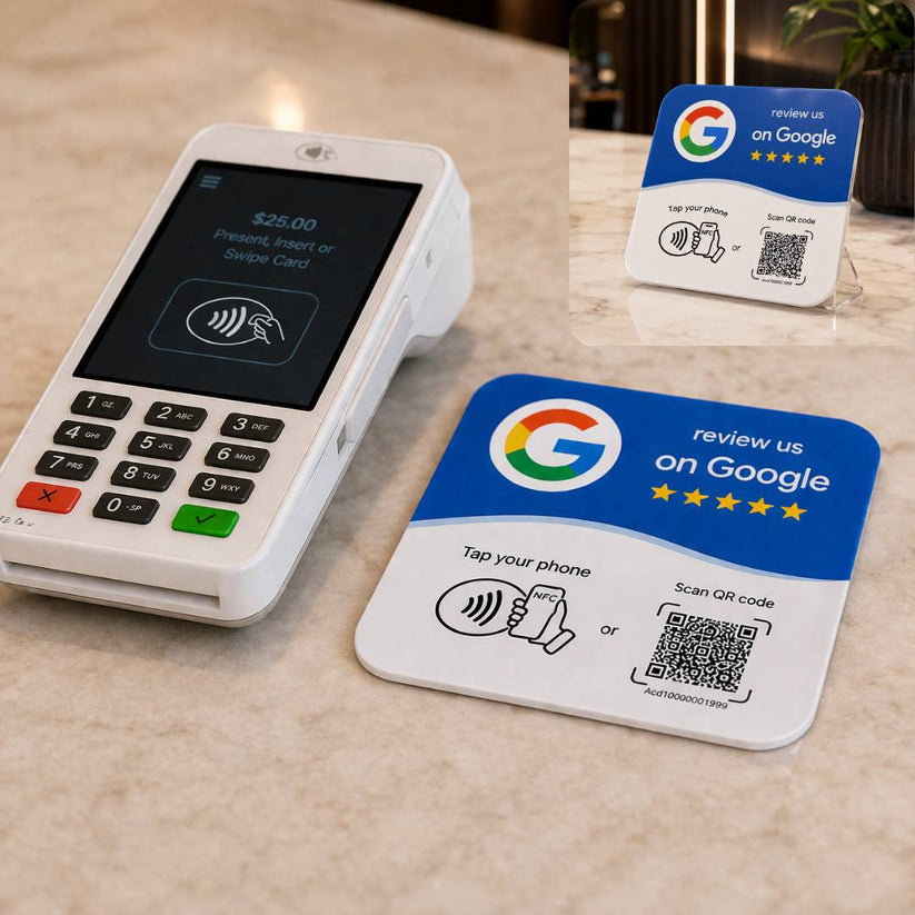 Placa de Google Reviews